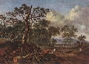 WYNANTS, Jan Road beside the Forest w oil painting